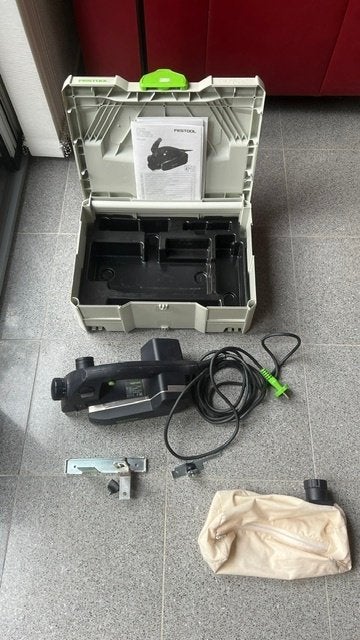 Festool Schaafmachine EHL 65 EQ-Plus + opbergkoffer, Ophalen, Zo goed als nieuw, Elektrisch