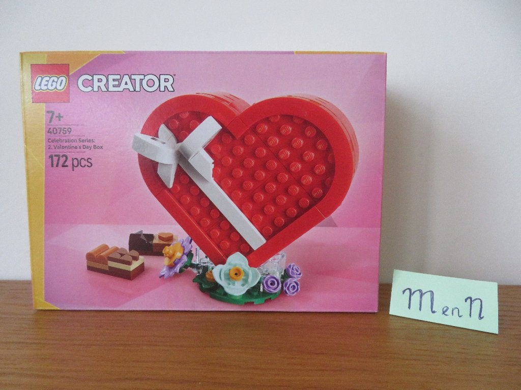 LEGO 40759 Valentine's Day Box Love Heart Liefde Hart, Ophalen, Lego, Nieuw, Ongeopend/sealed