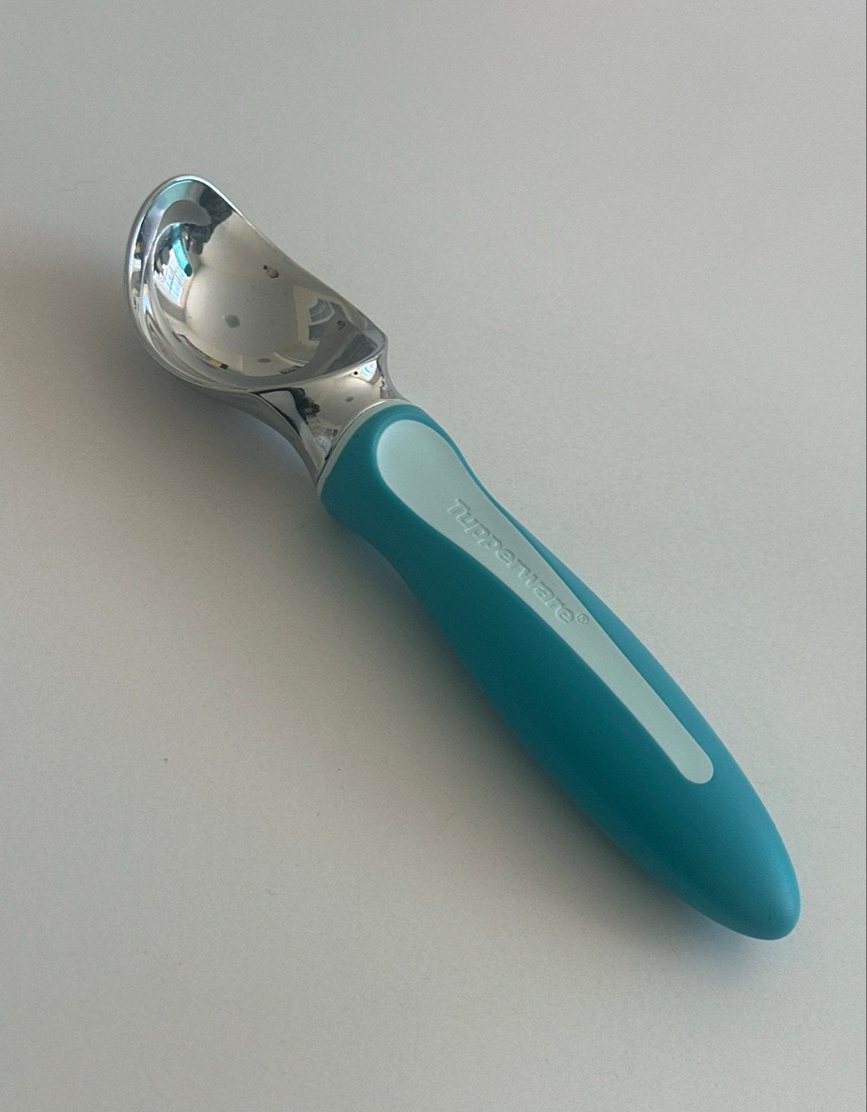 tupperware ijsschep turqoise RVS laatste 1, Ophalen of Verzenden, Nieuw, Groen, Overige typen