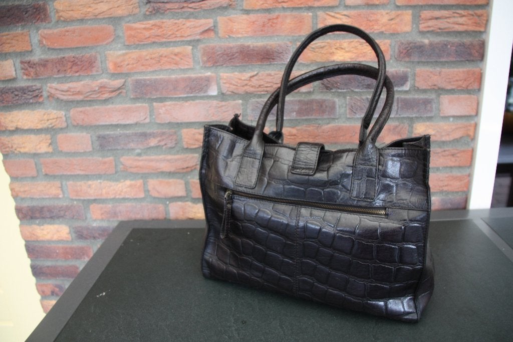 Handtas dames zwart, Ophalen of Verzenden, Zo goed als nieuw, Zwart, Handtas