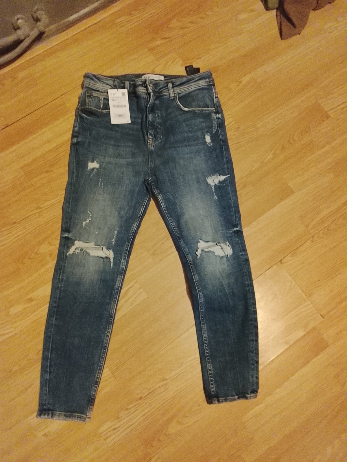 Nieuwe Zara jeans maat 42, Blauw, Zara, Nieuw, Ophalen of Verzenden