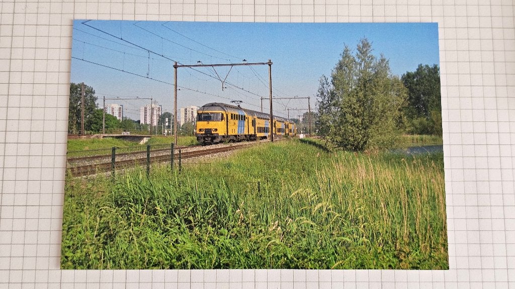 Foto TREIN NS Nederlandse Spoorwegen Dubbeldekker DDAR DDM, Verzenden, Gebruikt, Trein, Overige typen