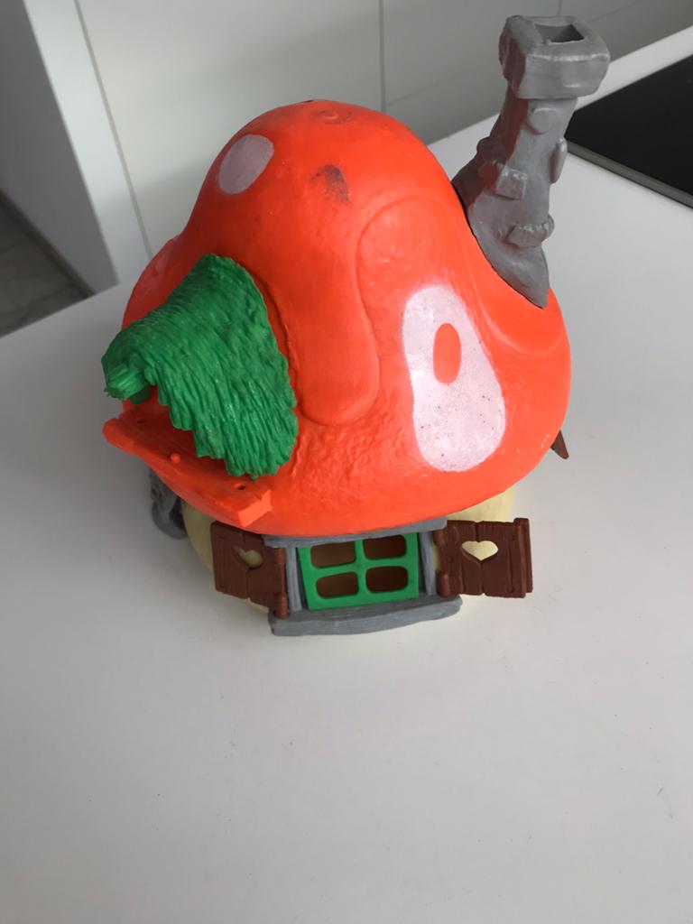 Peyo vintage smurfen huis, Verzamelen, Smurfen, Ophalen, Gebruikt, Verschillende Smurfen, Huisje of Attribuut