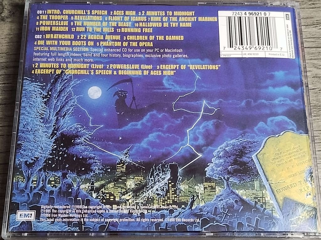Iron Maiden - Live After Death 2 CD [NIEUW], Cd's en Dvd's, Ophalen of Verzenden, Gebruikt