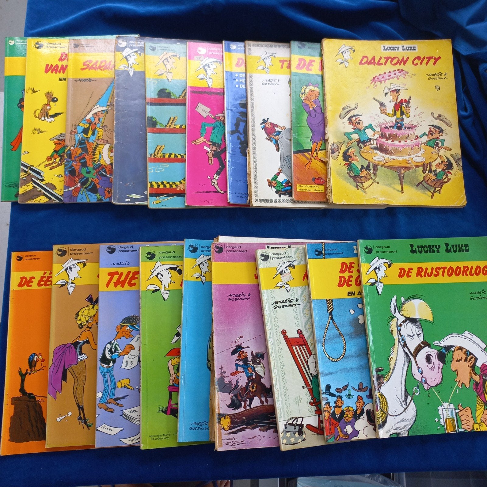 Lucky Luke Stripboeken Collectie - Diverse Titels, Boeken, Stripboeken, Gelezen, Meerdere stripboeken, Ophalen of Verzenden