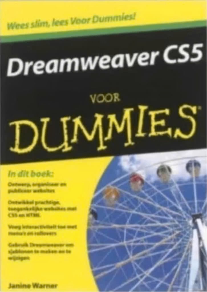 Dreamweaver CS5 voor Dummies, Ophalen of Verzenden, Zo goed als nieuw, Internet of Webdesign