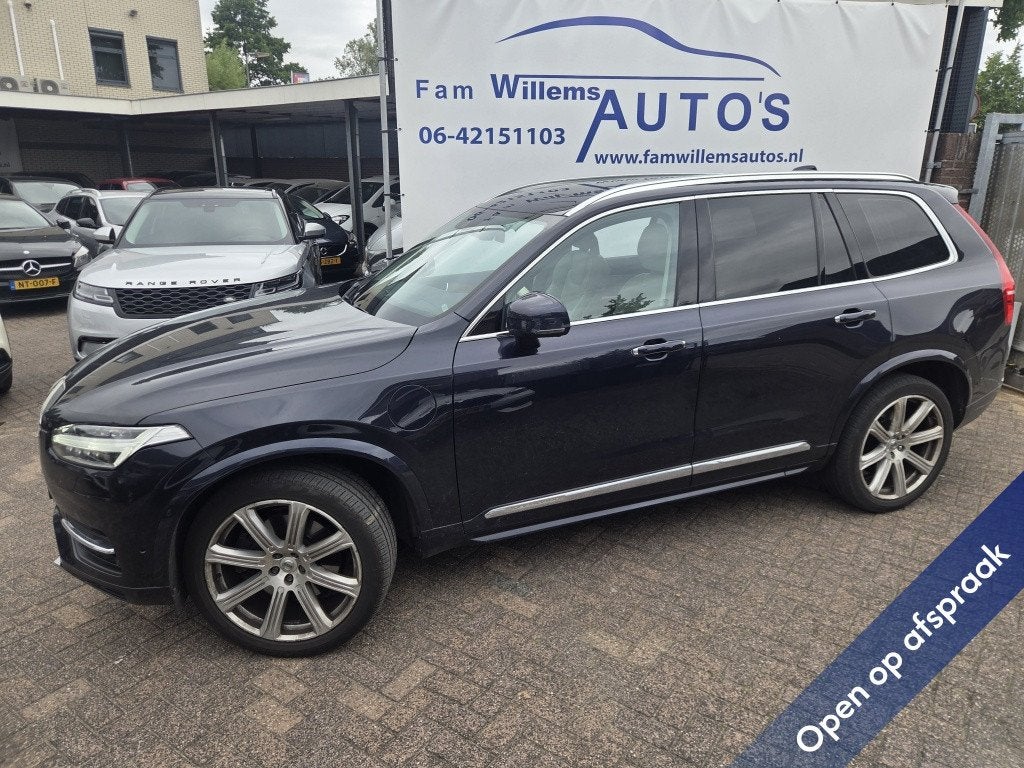 Volvo XC90 2.0 T8 TE AWD Insc 7 persoons NL Dealeronderhoude, Auto's, Gebruikt, 4 cilinders, 1969 cc, 7 stoelen