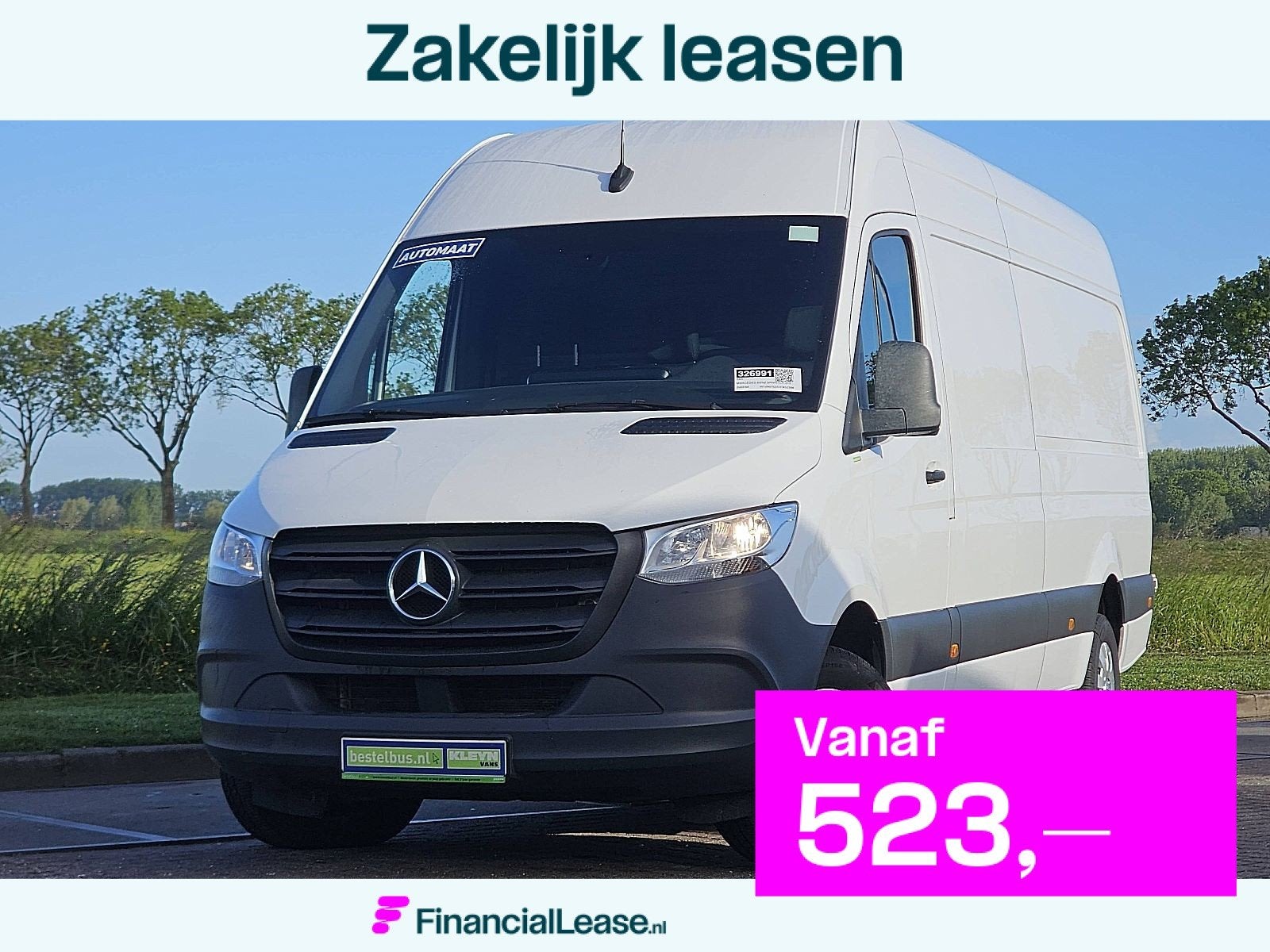 MERCEDES-BENZ SPRINTER 319 l3h2 maxi automaat, Automaat, Achterwielaandrijving, Gebruikt, Euro 6