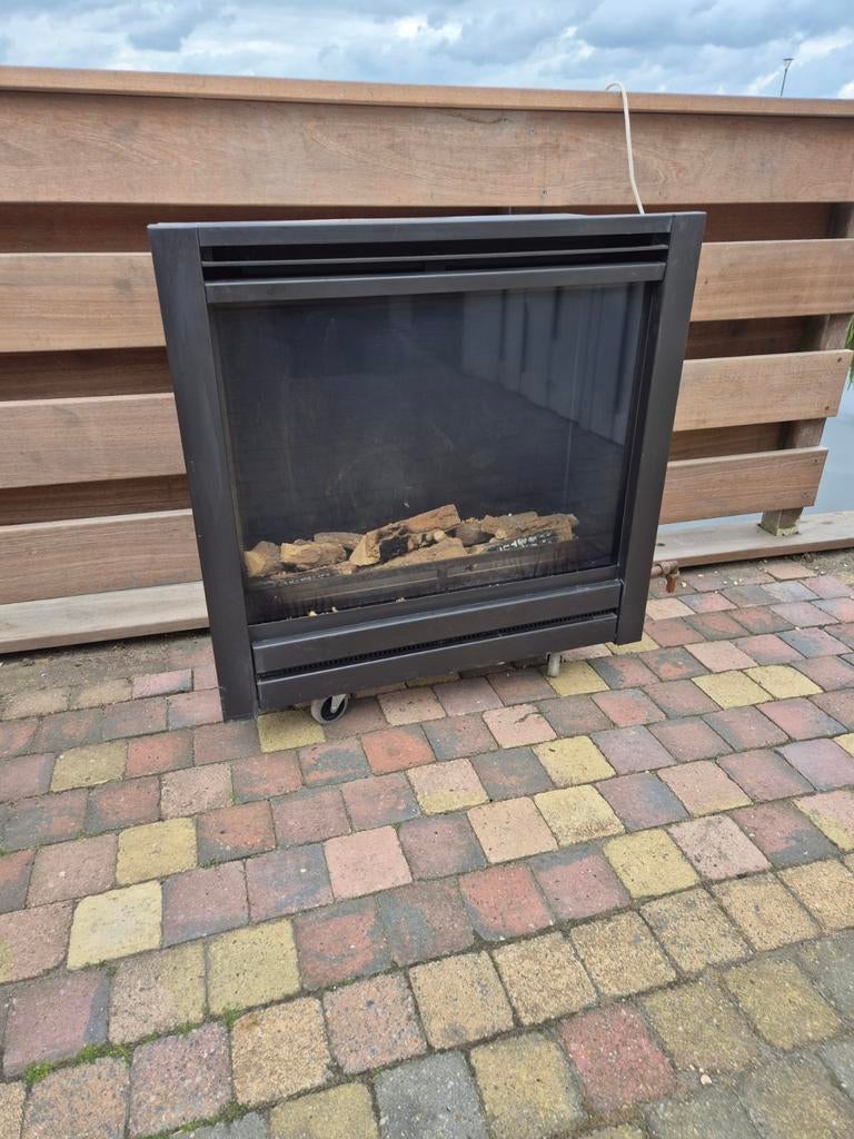 Gas openhaard, Ophalen, Gebruikt, Inbouwhaard, Gashaard