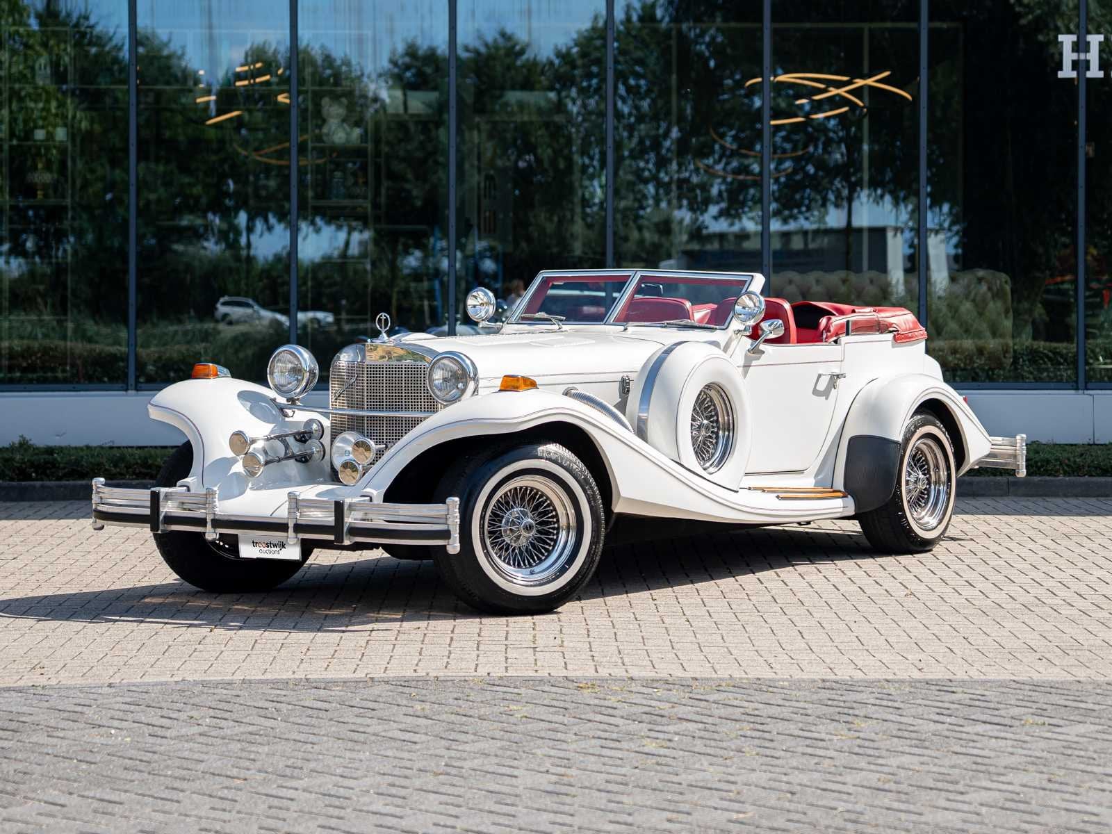 Excalibur Phaeton 5.0 V8 211pk 1982, GDG-45-G, Auto's, Automaat, Gebruikt, Cabriolet, 4 stoelen