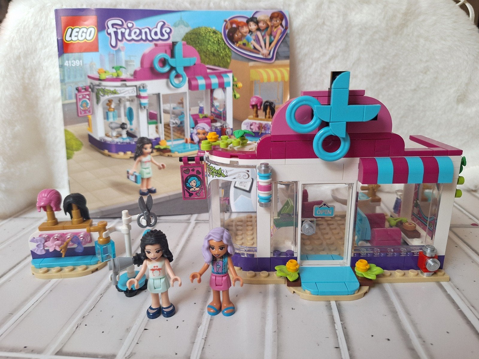 Lego friends Heartlake city kapsalon 41391, Lego, Friends, Ophalen of Verzenden, Zo goed als nieuw