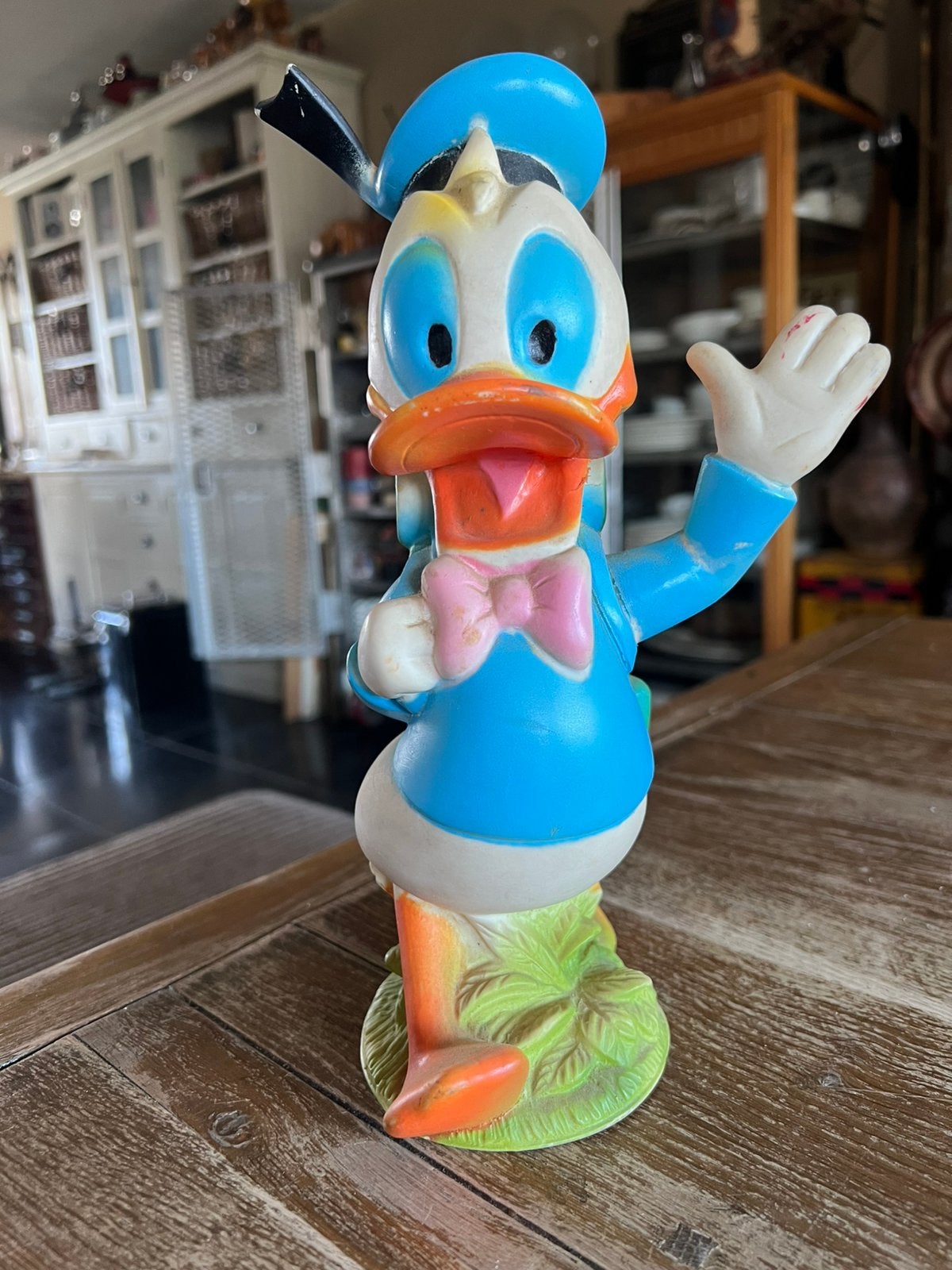 VINTAGE DONALD DUCK JUGASA, Verzamelen, Ophalen of Verzenden, Donald Duck, Gebruikt, Beeldje of Figuurtje