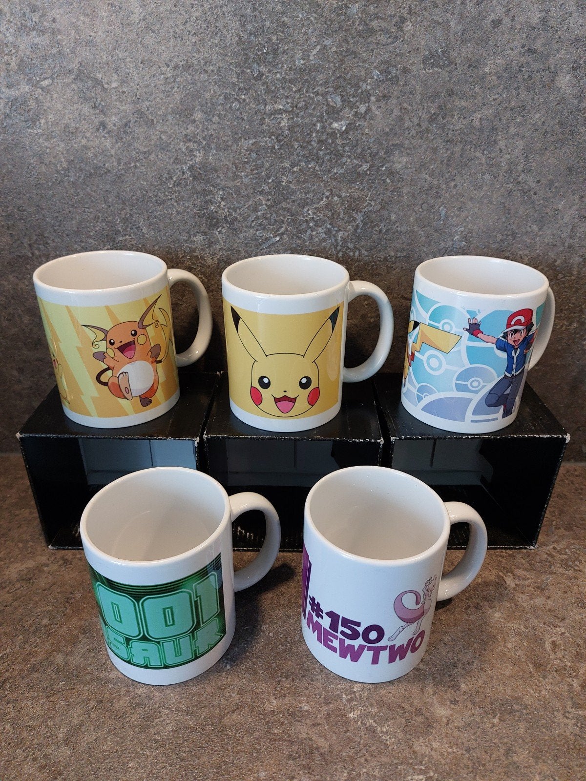 Diverse Pokémon mokken - Pikachu, Raichu, Bulbasaur, Mewtwo, Ophalen of Verzenden, Nieuw