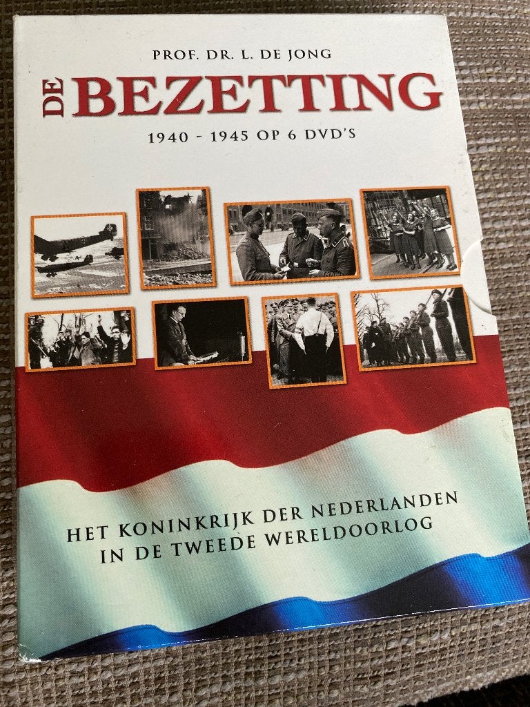 De Bezetting 1940-1945 op 6 DVD's - Het Koninkrijk, Cd's en Dvd's, Alle leeftijden, Zo goed als nieuw, Politiek of Geschiedenis