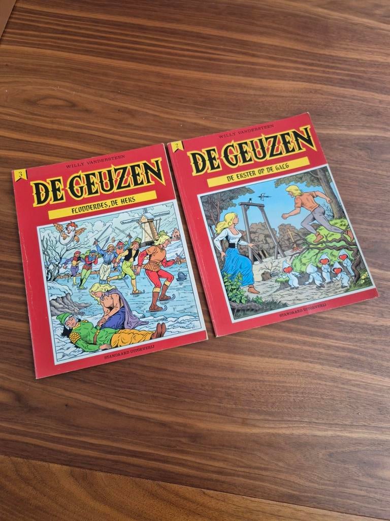 De Geuzen - Flodderbes, de Heks & De Ekster op de Gag, Meerdere stripboeken, Ophalen of Verzenden, Gelezen, Willy Vandersteen
