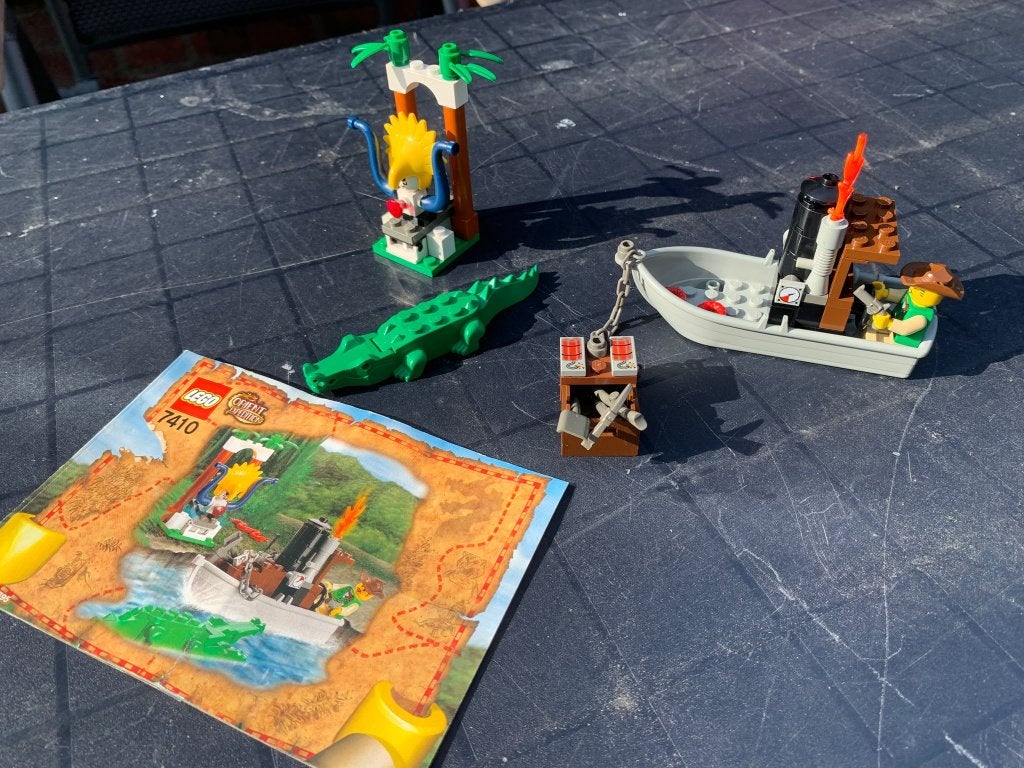 Lego Orient Expedition 7410: Jungle River, Kinderen en Baby's, Gebruikt, Overige thema's, Lego, Ophalen of Verzenden