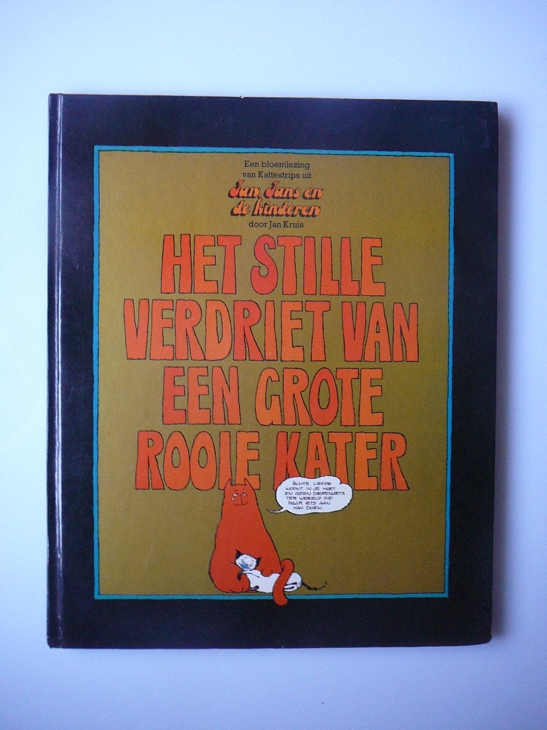 Jan, Jans, het stille verdriet van een grote rooie kater, Eén stripboek, Ophalen of Verzenden, Zo goed als nieuw