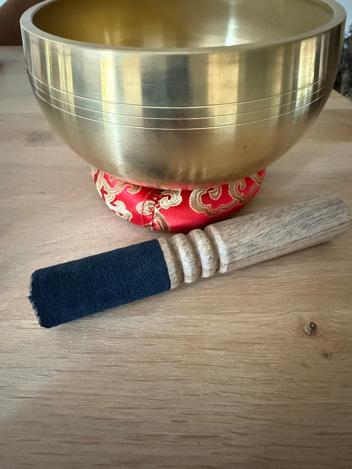 15 cm mooie klankschaal, Ophalen of Verzenden, Zo goed als nieuw
