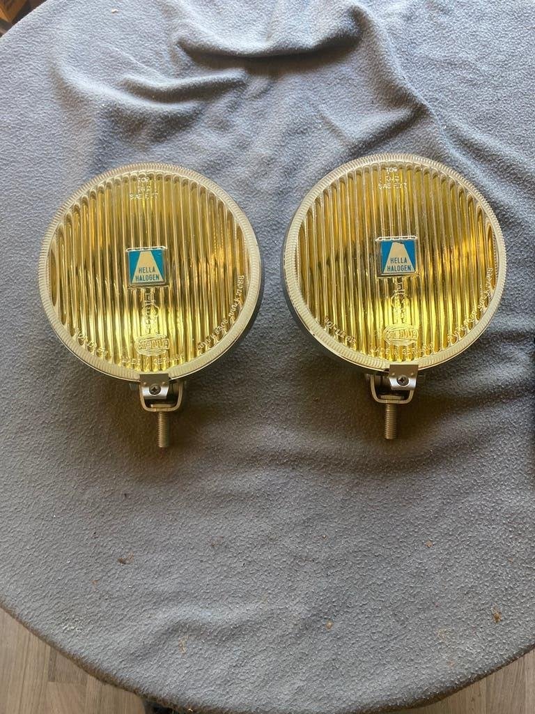 Oldtimer 2 Hella mistlampen type 160, Auto-onderdelen, Verlichting, Gebruikt, Ophalen of Verzenden