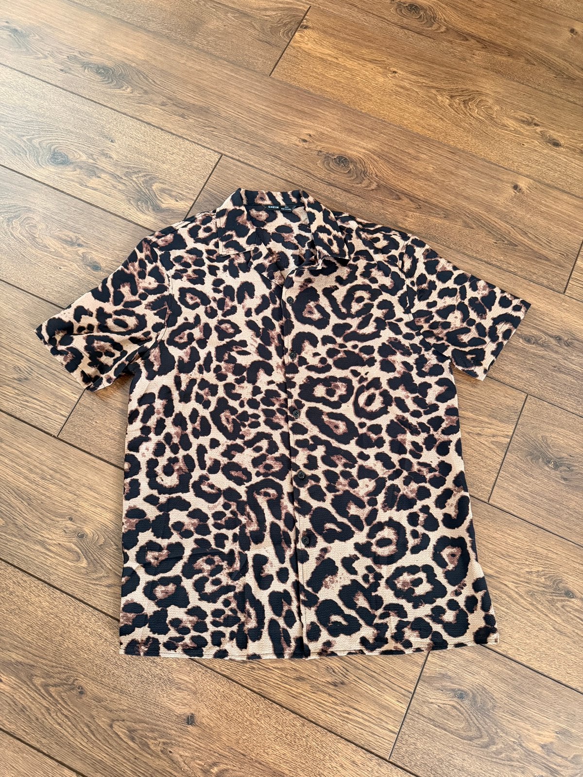 Fout panter blousje, Ophalen of Verzenden, Zo goed als nieuw, Maat 48/50 (M), Overige kleuren
