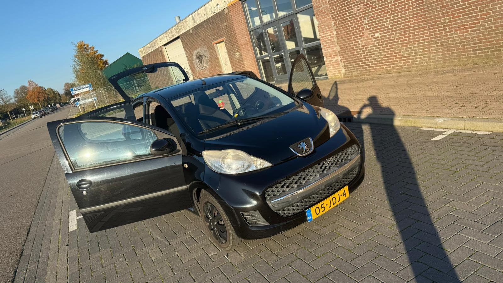 Peugeot 107 1.0 12V 5DR 2009 Zwart Airco, Auto's, Peugeot, Particulier, ABS, Airbags, Airconditioning, Centrale vergrendeling