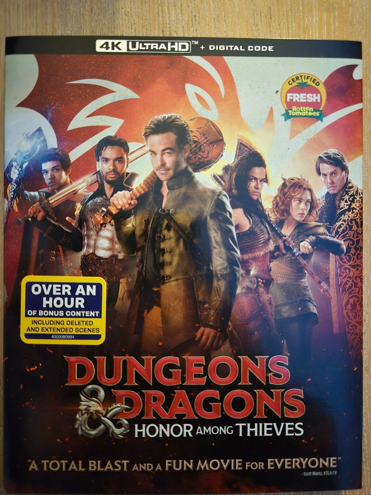 Dungeons & Dragons: Honor Among Thieves 4K Ultra HD [US], Cd's en Dvd's, Ophalen of Verzenden, Nieuw in verpakking, Avontuur