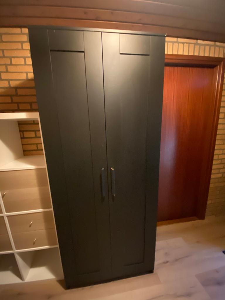 Zwarte 2 deurs ikea brimnes kast, Huis en Inrichting, Kasten | Kledingkasten, Ophalen, Overige materialen, Met deur(en), 50 tot 100 cm