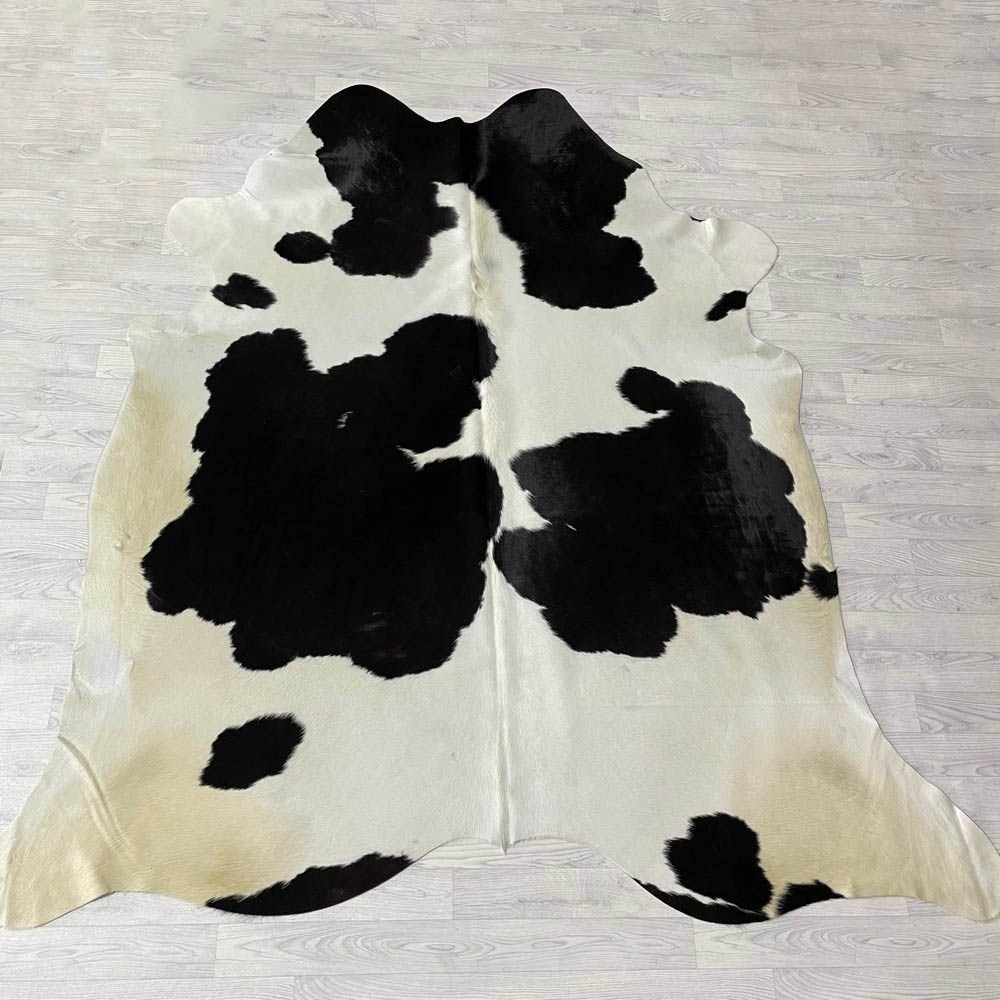 Koeienhuid zwart wit bruin creme 235x220cm | Lederstore, Landelijk, modern, Scandinavisch, industrieel, Zwart, 200 cm of meer