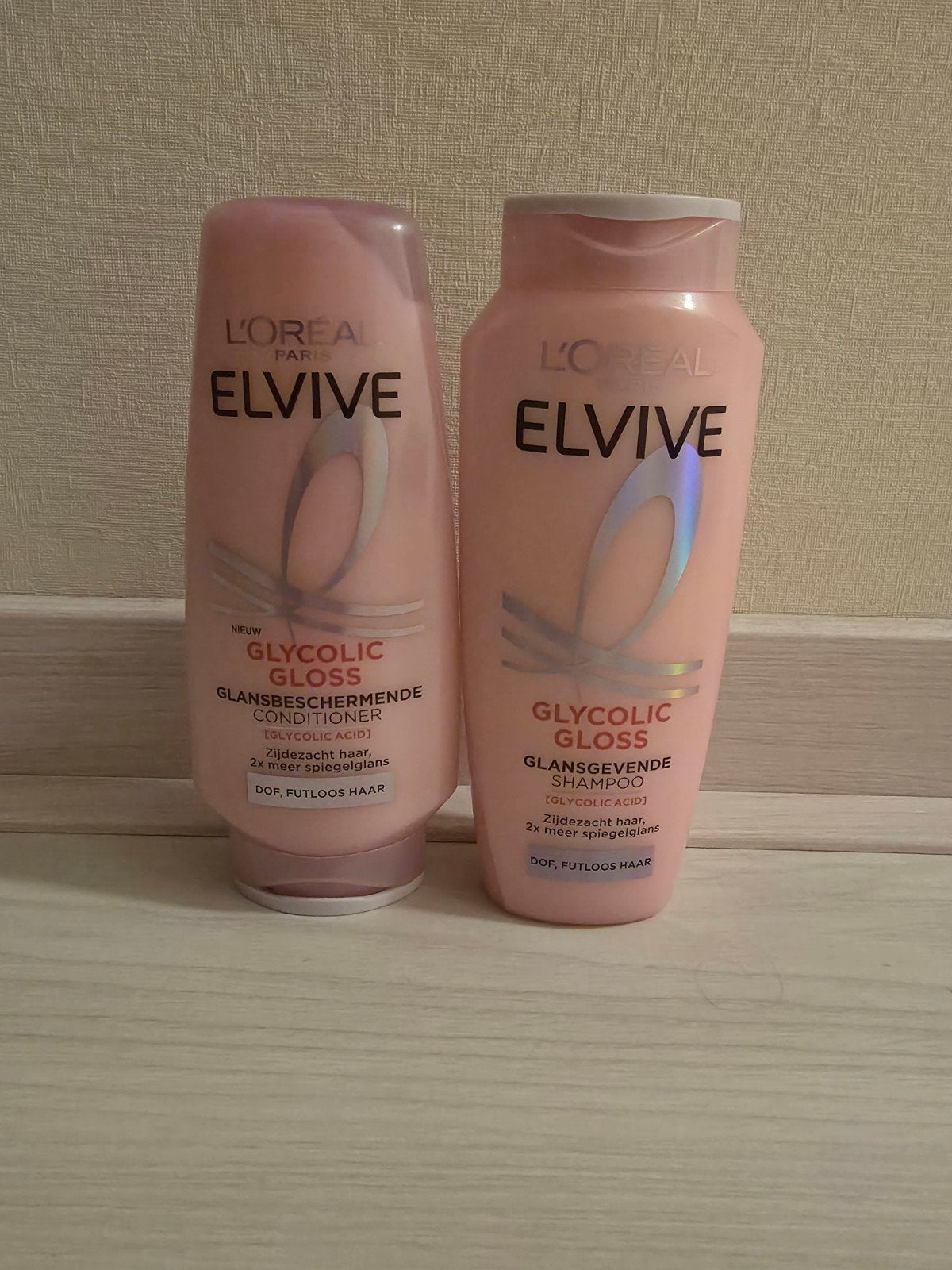 L'Oréal Elvive Glycolic Gloss Shampoo & Conditioner, Ophalen of Verzenden, Nieuw, Shampoo of Conditioner