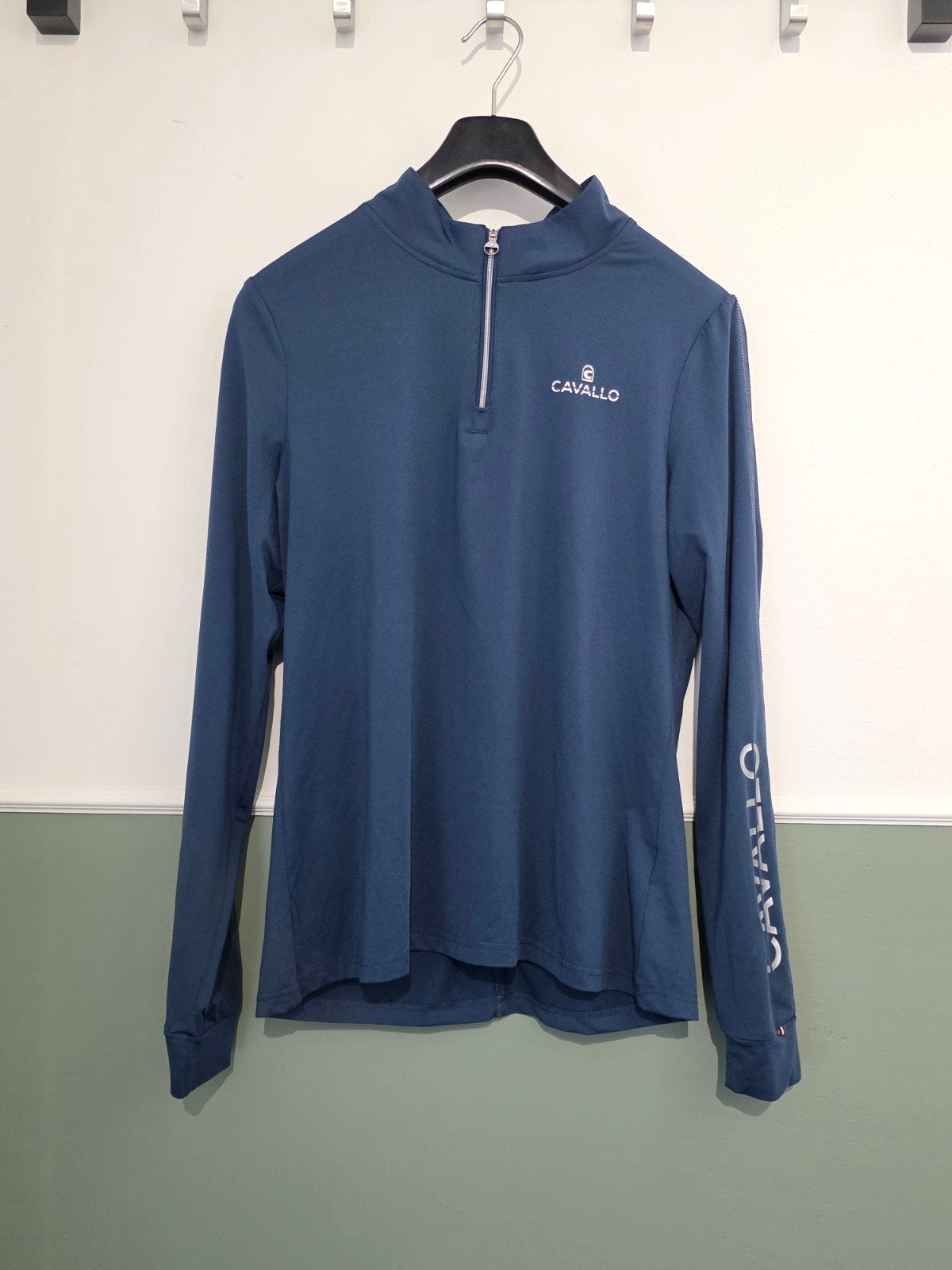 Dames Cavallo shirt lange mouwen maat 42 blauw, Ophalen of Verzenden, Zo goed als nieuw