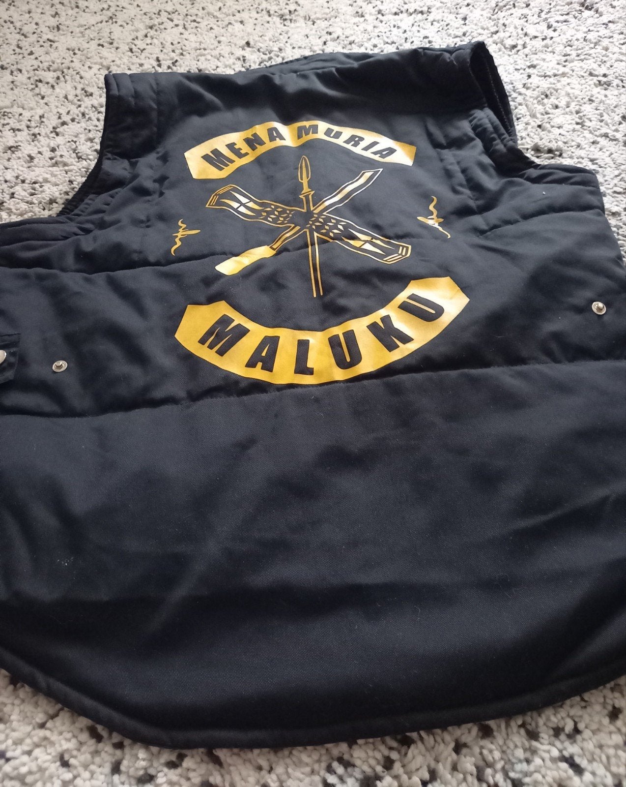 Heren bodywarmer met opdruk Maluku maat M, Ophalen, Nieuw
