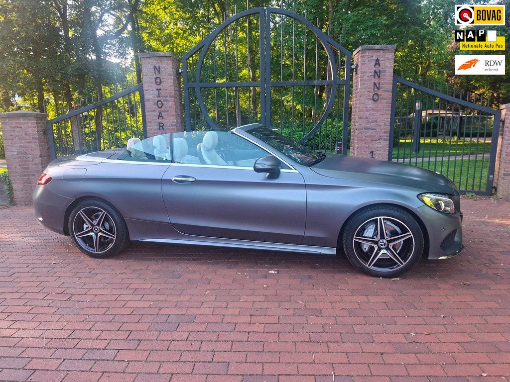Mercedes-Benz C-klasse Cabrio 200 AMG Pakket Camera 360 Stoe, Auto's, Automaat, Achterwielaandrijving, Euro 6, 4 cilinders
