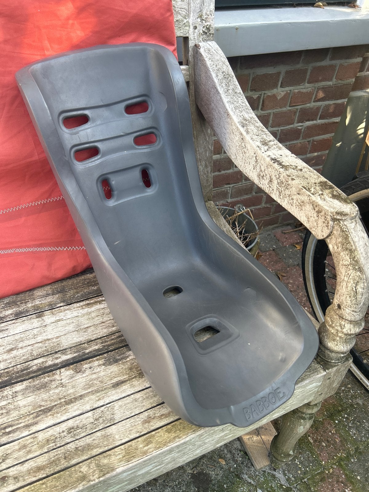 Babboe bakfiets zitje / peuterschaal, Ophalen of Verzenden, Gebruikt, Achterzitje