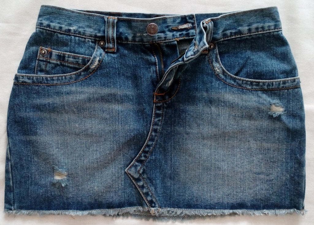 Jeans rok van Cool Cat, maat XS, Kleding | Dames, Blauw, Ophalen of Verzenden, Zo goed als nieuw, Boven de knie