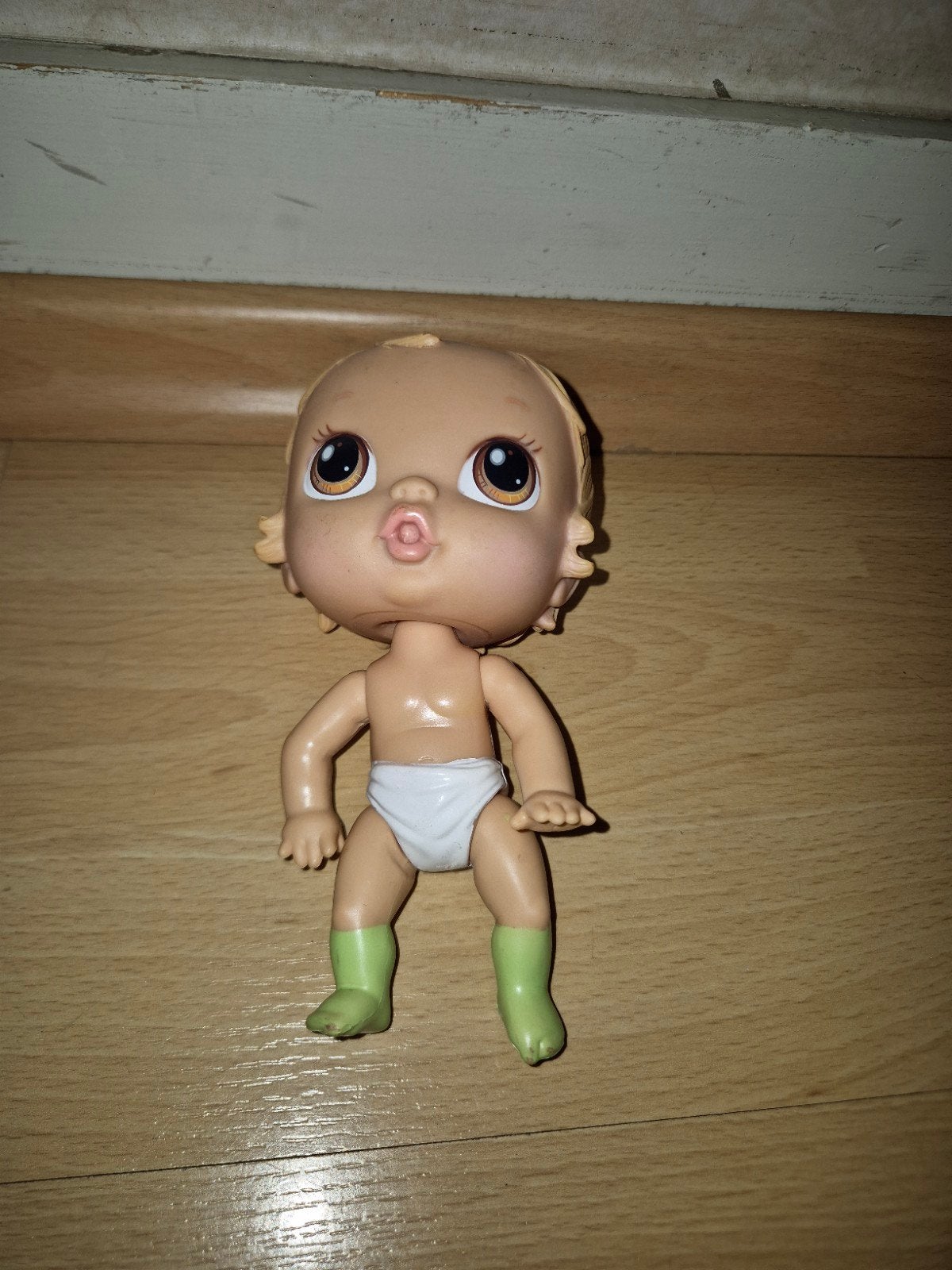 Criblife Babypop - Schattige pop met blonde haartjes, Ophalen of Verzenden, Gebruikt, Babypop