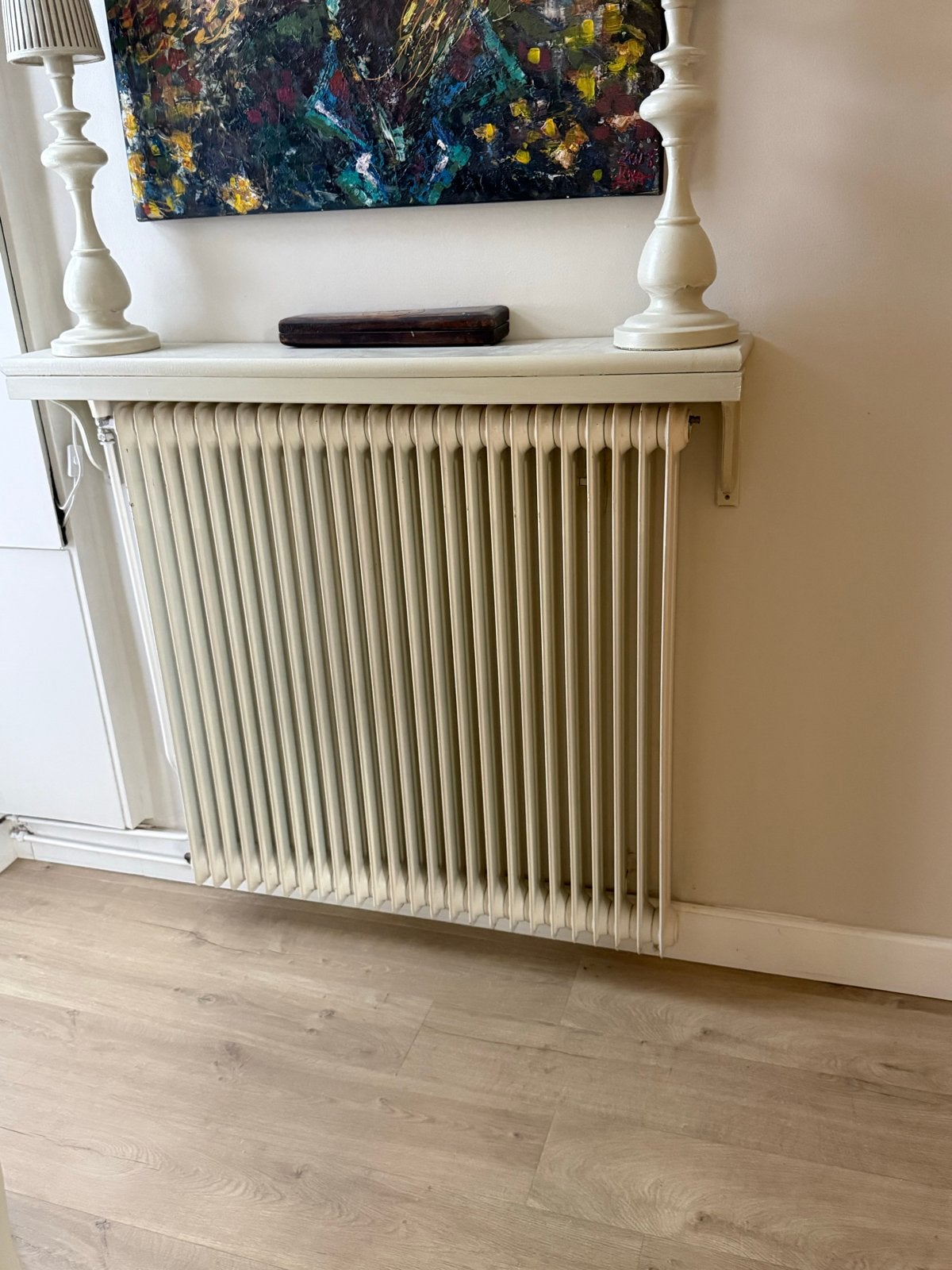 Klassieke stalen ledenradiator (100x100x15 cm) zonder knop, Doe-het-zelf en Verbouw, Ophalen, Gebruikt, Radiator, 60 tot 150 cm