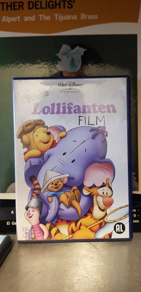 dvd Poeh's lollifanten (Z225-119), Alle leeftijden, Ophalen of Verzenden, Zo goed als nieuw, Amerikaans