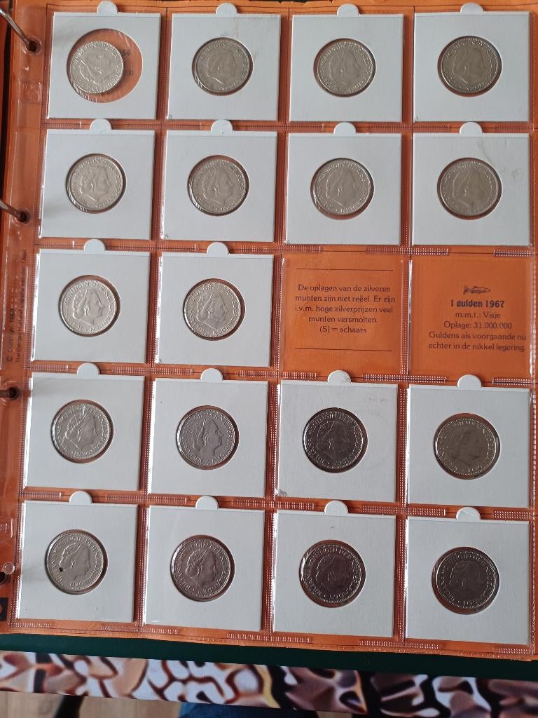 zilveren guldens, Postzegels en Munten, Munten | Nederland, 1 gulden, Koningin Juliana, Zilver, Ophalen of Verzenden