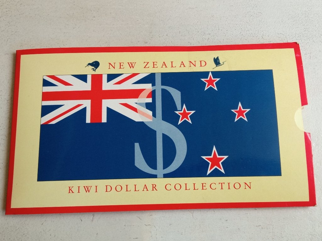 Nieuw Zeeland munt/ bankbiljetten set 1990., Postzegels en Munten, Munten | Oceanië, Ophalen of Verzenden, Setje