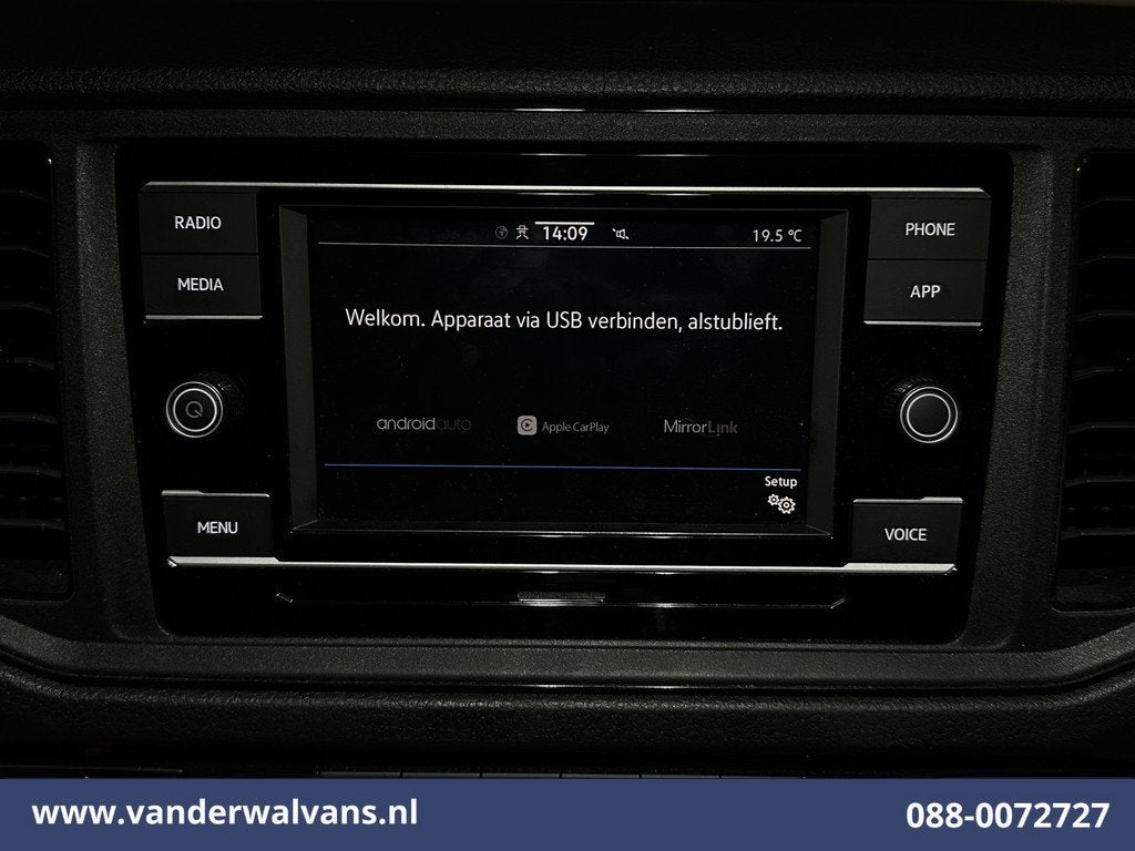 Volkswagen Crafter 2.0 TDI 141pk L3H3 L2H2 Euro6 Airco | Cam, Auto's, Bestelauto's, Voorwielaandrijving, Stof, Gebruikt, 4 cilinders
