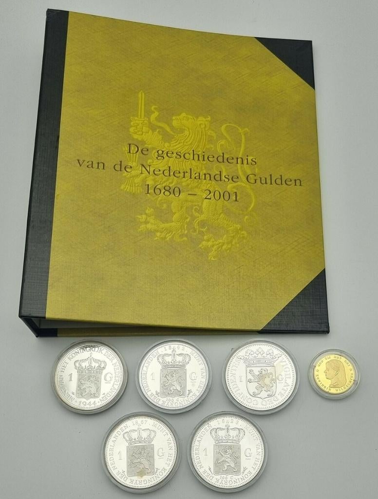 1000. Collectie zilveren munten, 2001, Ophalen of Verzenden, Zilver