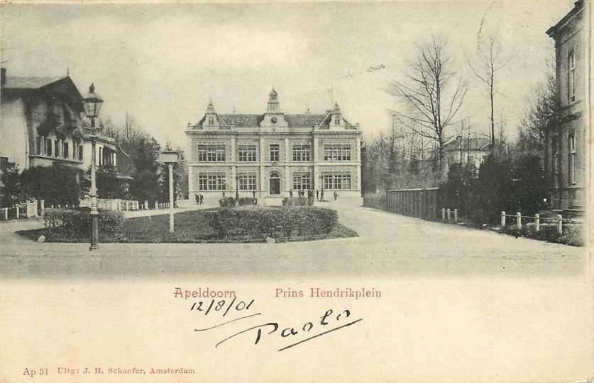 300-410-043 Apeldoorn Prins Hendrikplein, Verzenden, Voor 1920, Gelderland