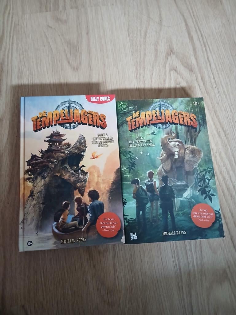 Tempeljagers deel 1 en 2 ook apart te koop, Boeken, Ophalen of Verzenden, Zo goed als nieuw