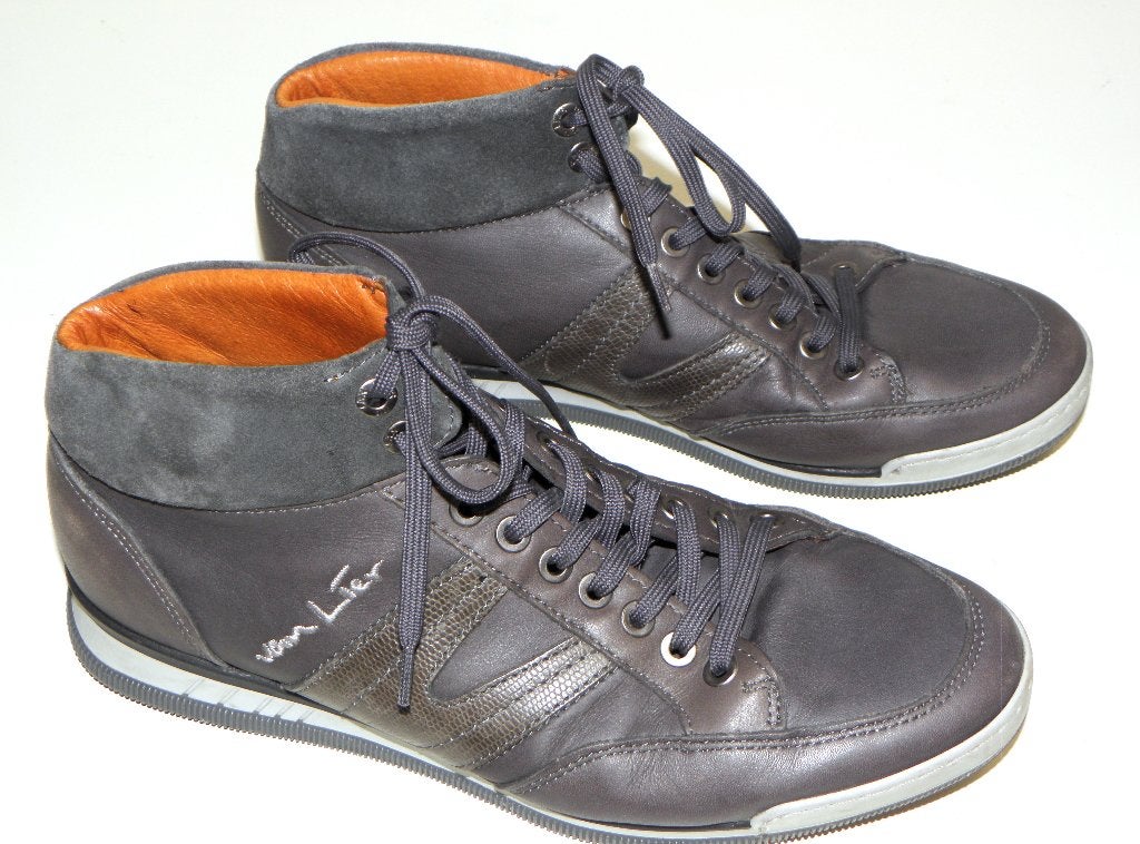 Van Lier Sneakers donkergrijs Dames mt 7 - 40,5, Van Lier, Ophalen of Verzenden, Grijs, Sneakers of Gympen