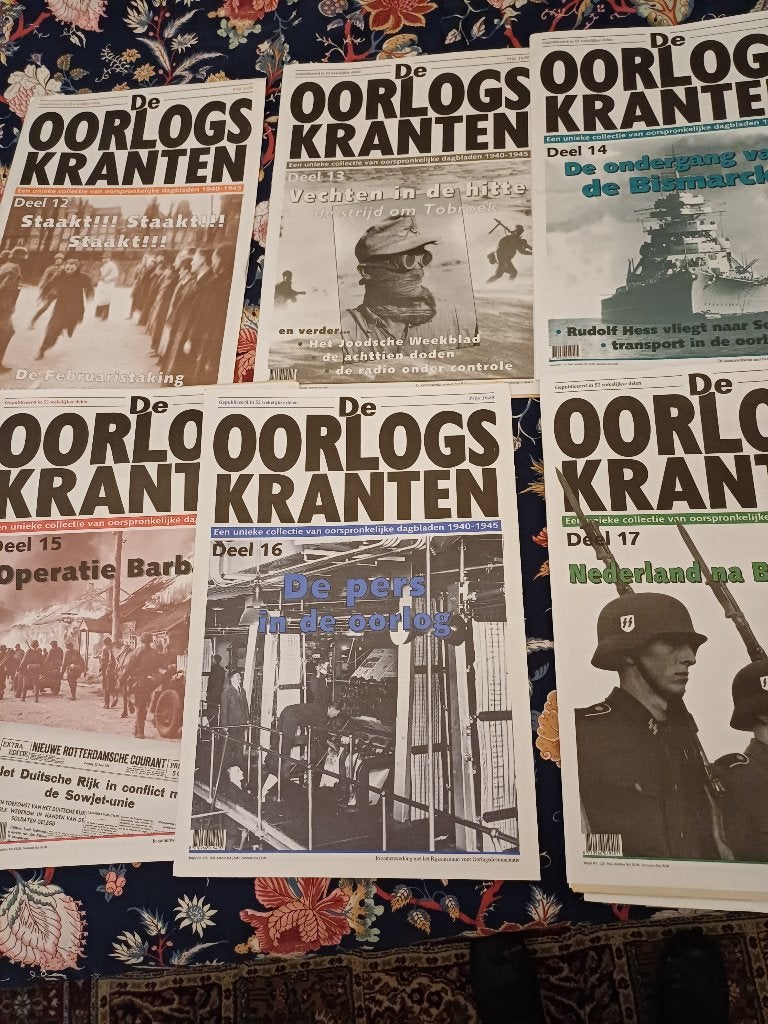 oorlogskranten 1942 nummer 12 tot 25. zie foto's, Boeken, Oorlogskranten, Overige onderwerpen, Ophalen, Tweede Wereldoorlog