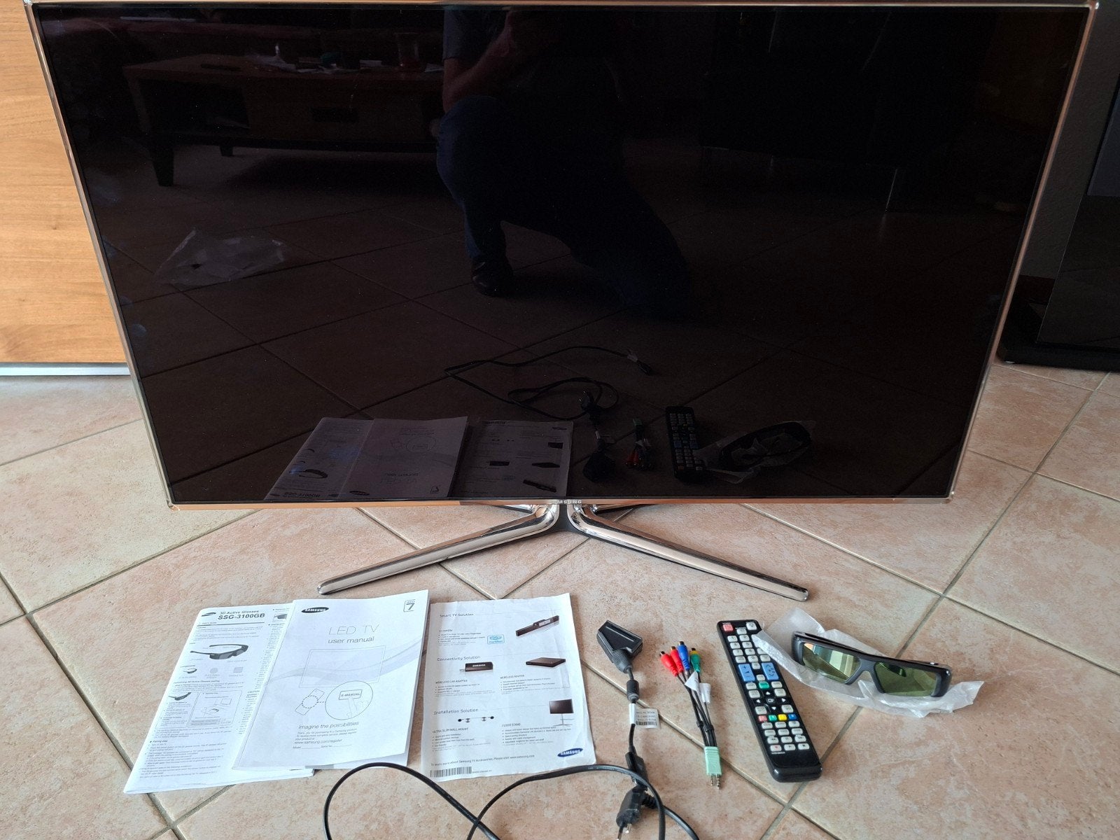 Samsung UE46D7000 LED TV - Full HD Smart TV, Ophalen, 100 Hz, Samsung, 100 cm of meer