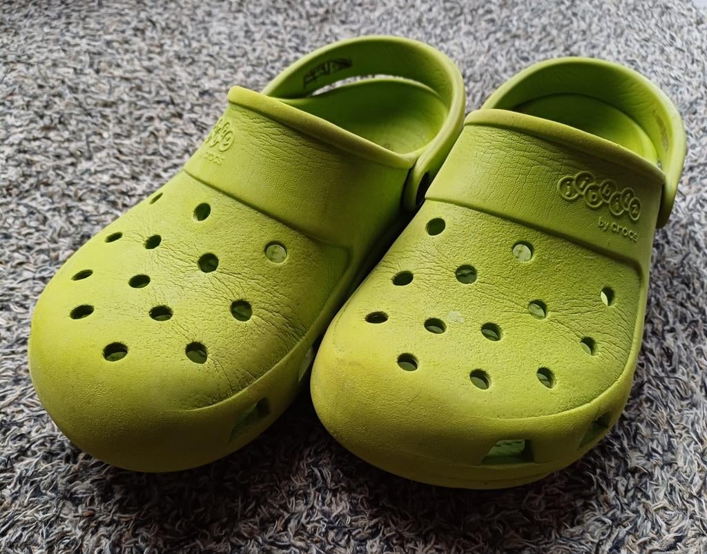 Groene Crocs mt 33, Gebruikt, Crocs, Jongen of Meisje, Overige typen