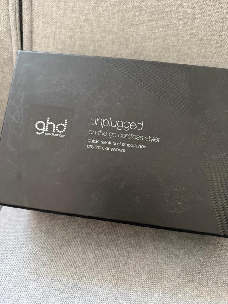 GHD Unplugged on the go Cordless Styler, Ophalen of Verzenden, Zo goed als nieuw, Krultang of Stijltang