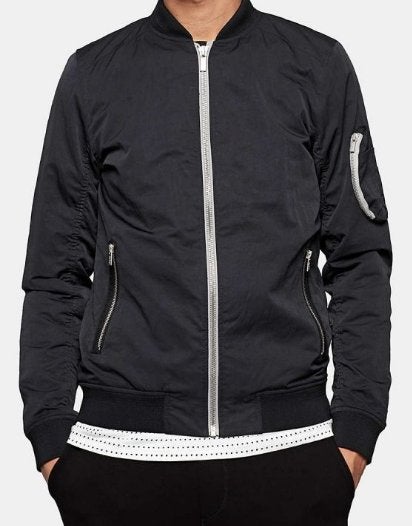 RQRD Required bomber jack jas zwart maat M - nieuw -, Kleding | Heren, Maat 48/50 (M), Zwart, Nieuw, Ophalen of Verzenden