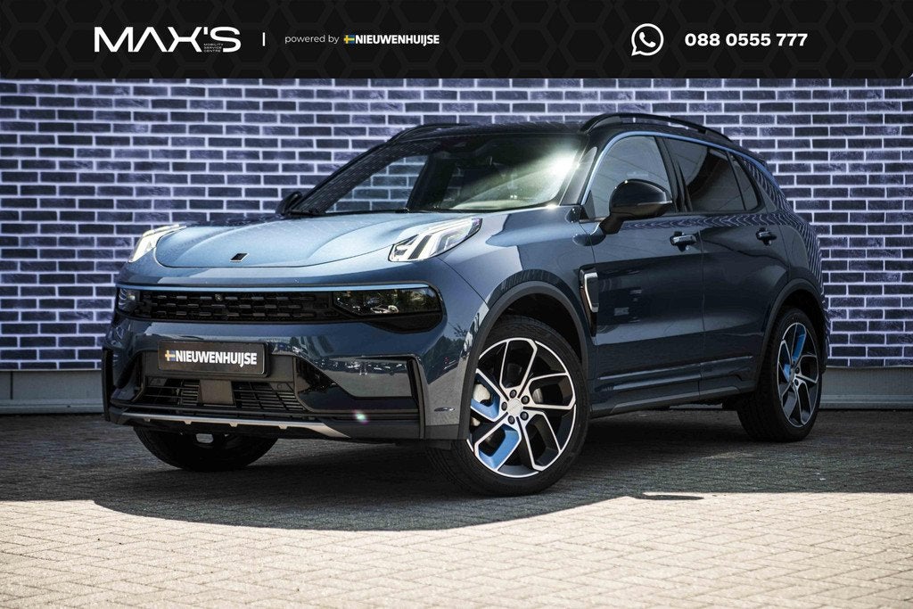 Lynk & Co 01 1.5 Plug-in Hybrid | PHEV | 360 Graden Camera |, Stof, Automatische klimaatregeling, Blauw, 120 €/maand